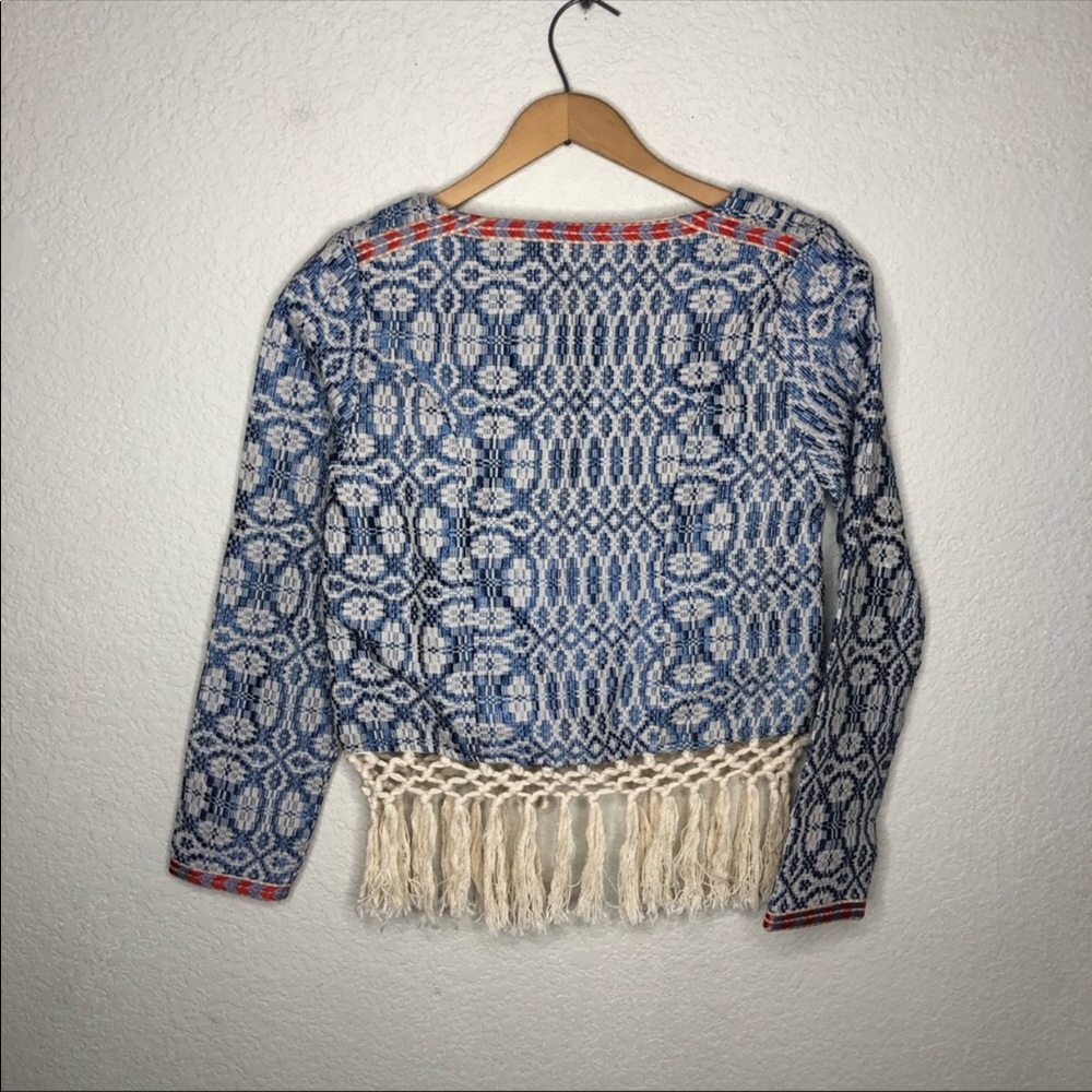 Revolve Tularosa Fringe Tassel Open Front Jacket - Picture 7 of 8
